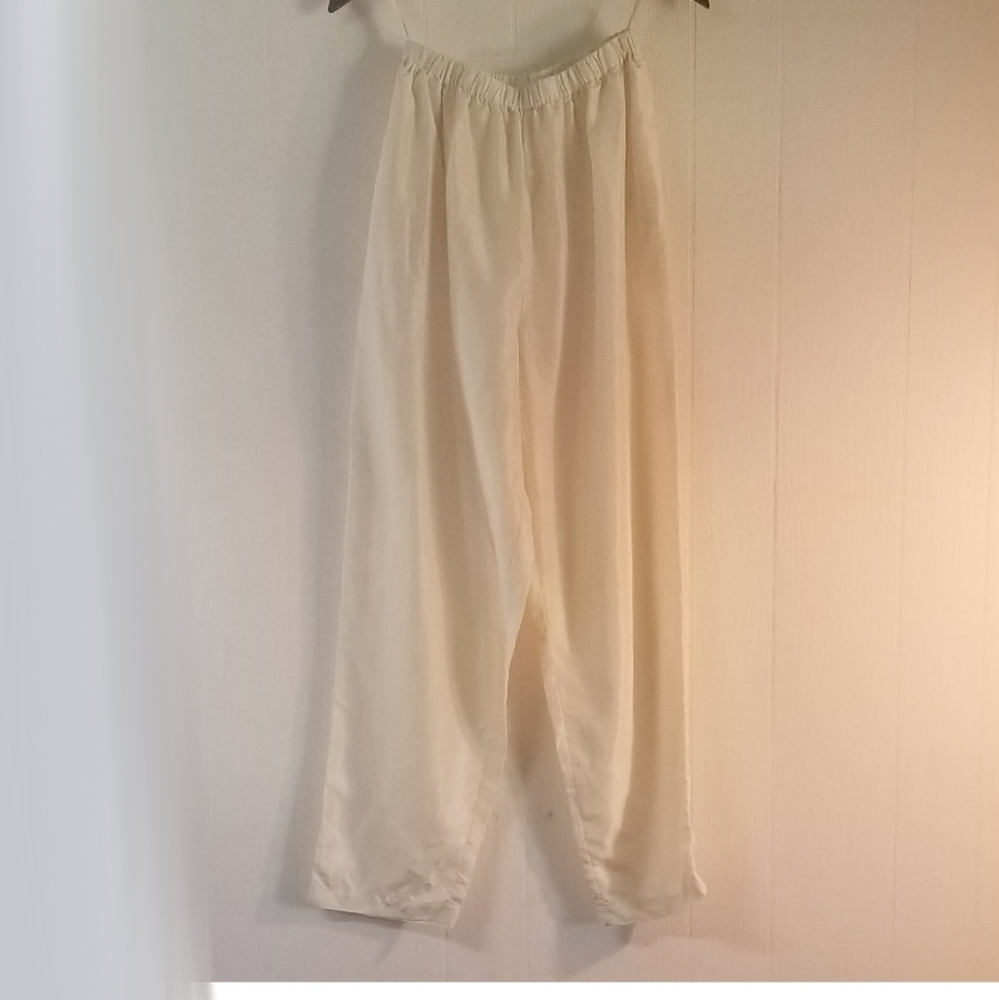 Vintage Christe & Jill Silk High Waisted Pants